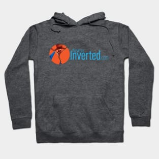 We Were Inverted Logo | Orange Circle | Blue Text Hoodie